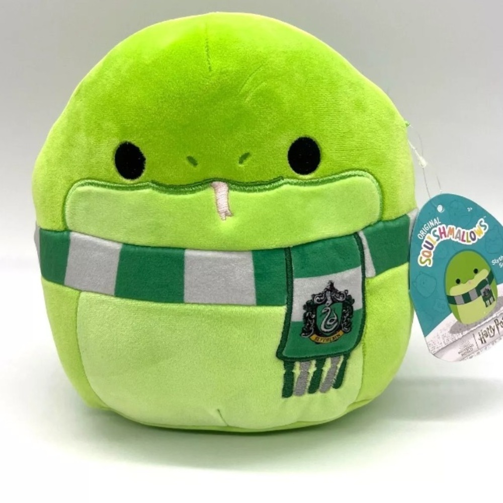 Squishmallow Kellytoy Plush Harry Potter Slytherin Snake 8" New with Tag
